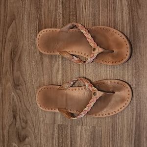 Gently worn flip flops